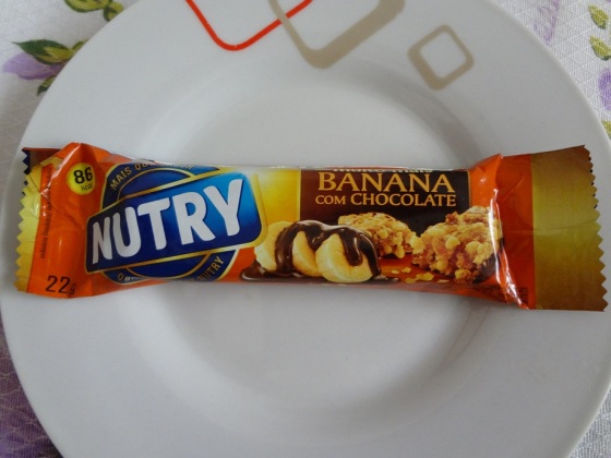  Barra de cereal banana com chocolate - Nutry